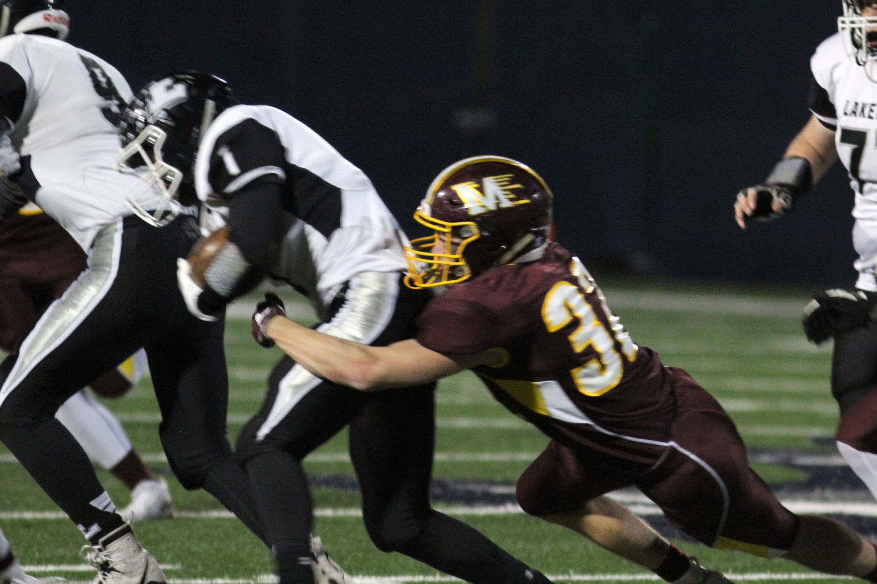 Lakeland at Menomonie football 10-25-19